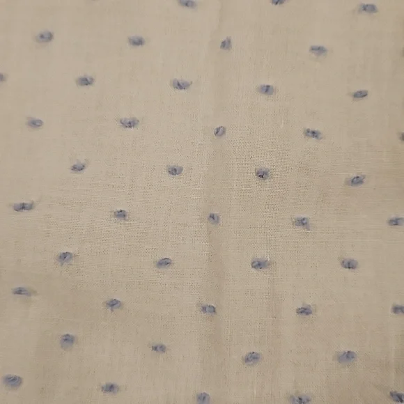 💕HILL HOUSE💕 The Ellie Nap Dress ~ White with Blue Swiss Dots Large - Picture 10 of 12